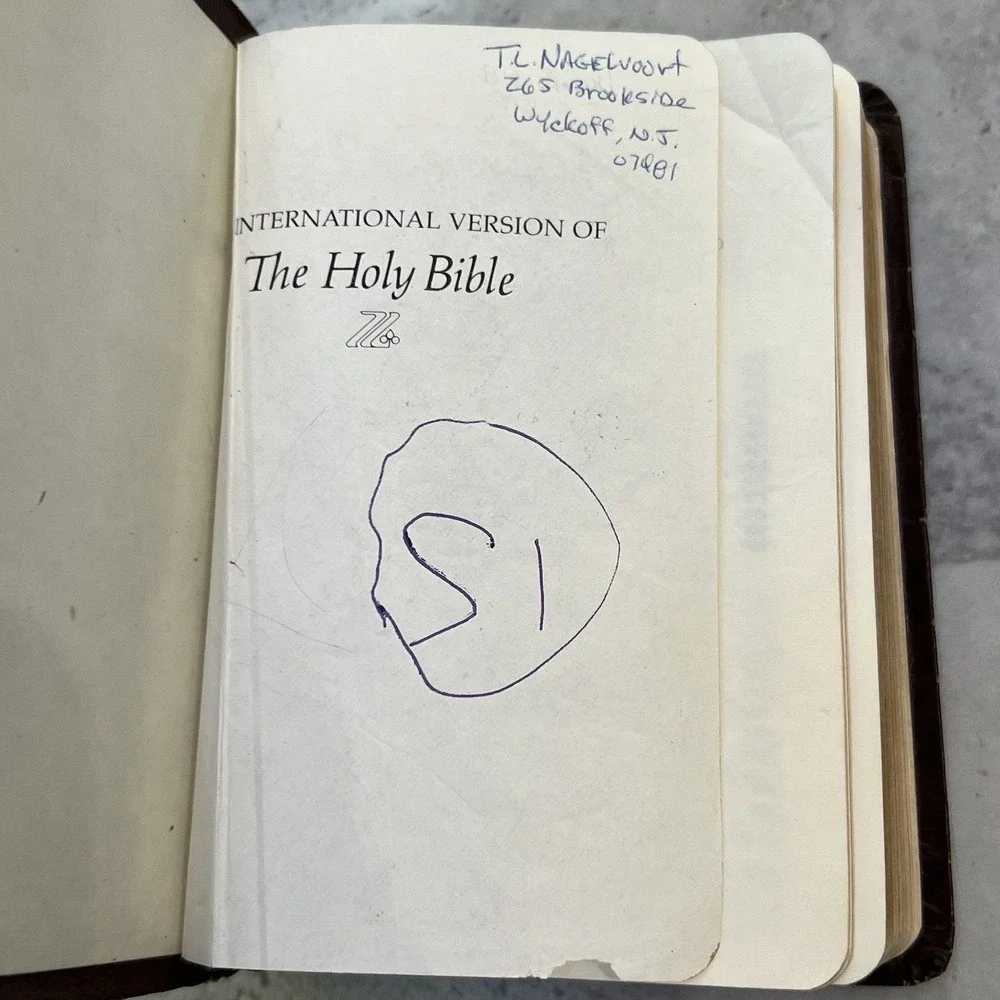 Zondervan NIV Holy Bible 1978 New International Version Brown Compact Vintage